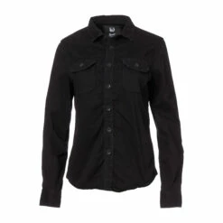Brandit Hemd Vintageshirt Longsleeve Schwarz Frauen