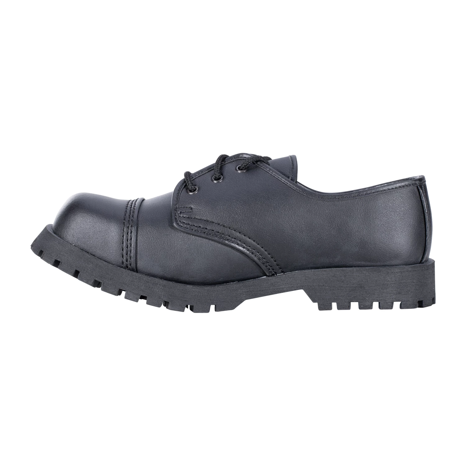 Boots & Braces Halbschuh Vegetarian 3-Loch Schwarz – Bild 3