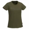 Pinewood T-Shirt Outdoor Life Oliv Frauen