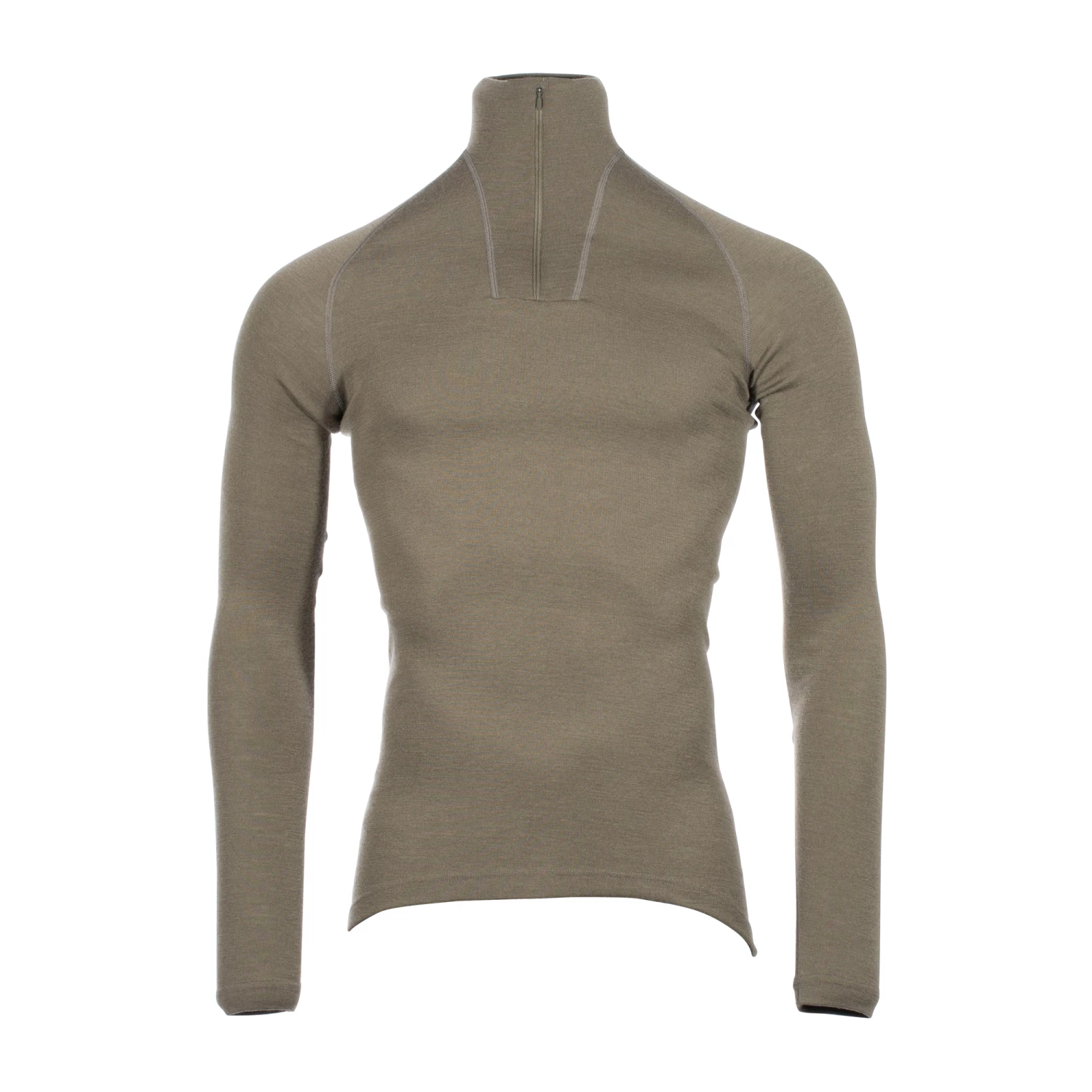 Woolpower Unterhemd Zip Turtleneck Lite Pine Green