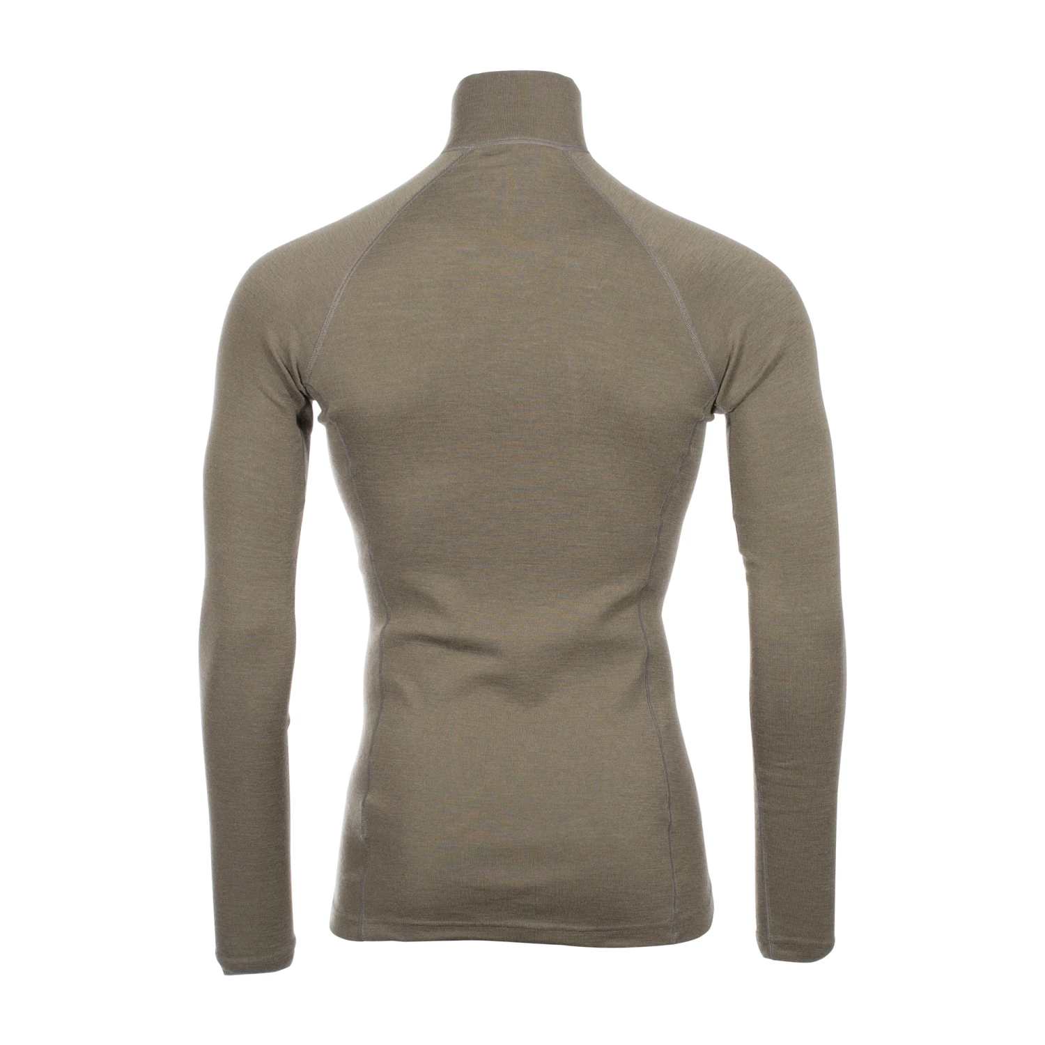 Woolpower Unterhemd Zip Turtleneck Lite Pine Green – Bild 2