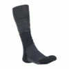 Woolpower Socken Skilled Knee-High 400 Dunkelgrau Schwarz