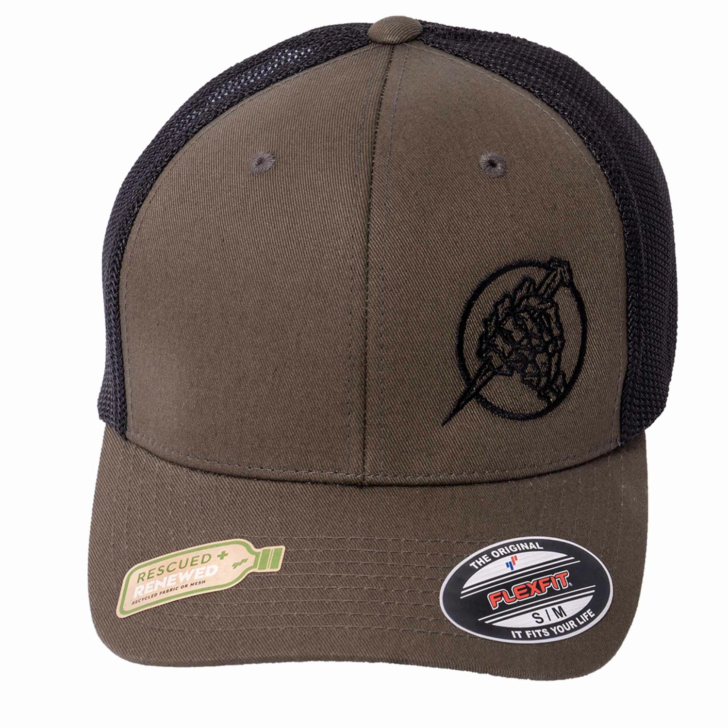 LMSGear Trucker Cap Death Hand Ranger Green – Bild 2