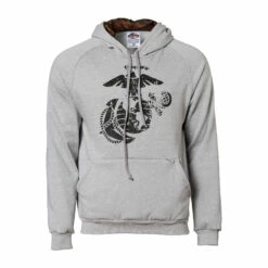 7.62 Design Hoodie USMC EGA Marpat Heather Grey