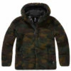 Brandit Jacke Teddyfleecejacket Hood Woodland Frauen
