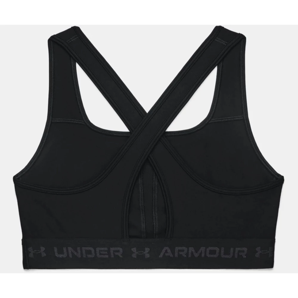 Under Armour Sport-BH Mid Crossback Schwarz Frauen – Bild 2
