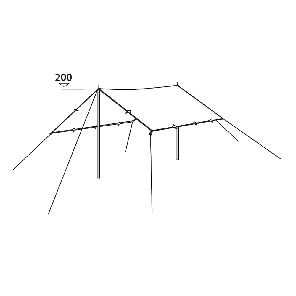 Easy Camp Tarp Void Rustic Grün – Bild 8