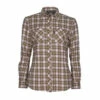 Pinewood Flanellbluse Felicia Grün Weiß Frauen