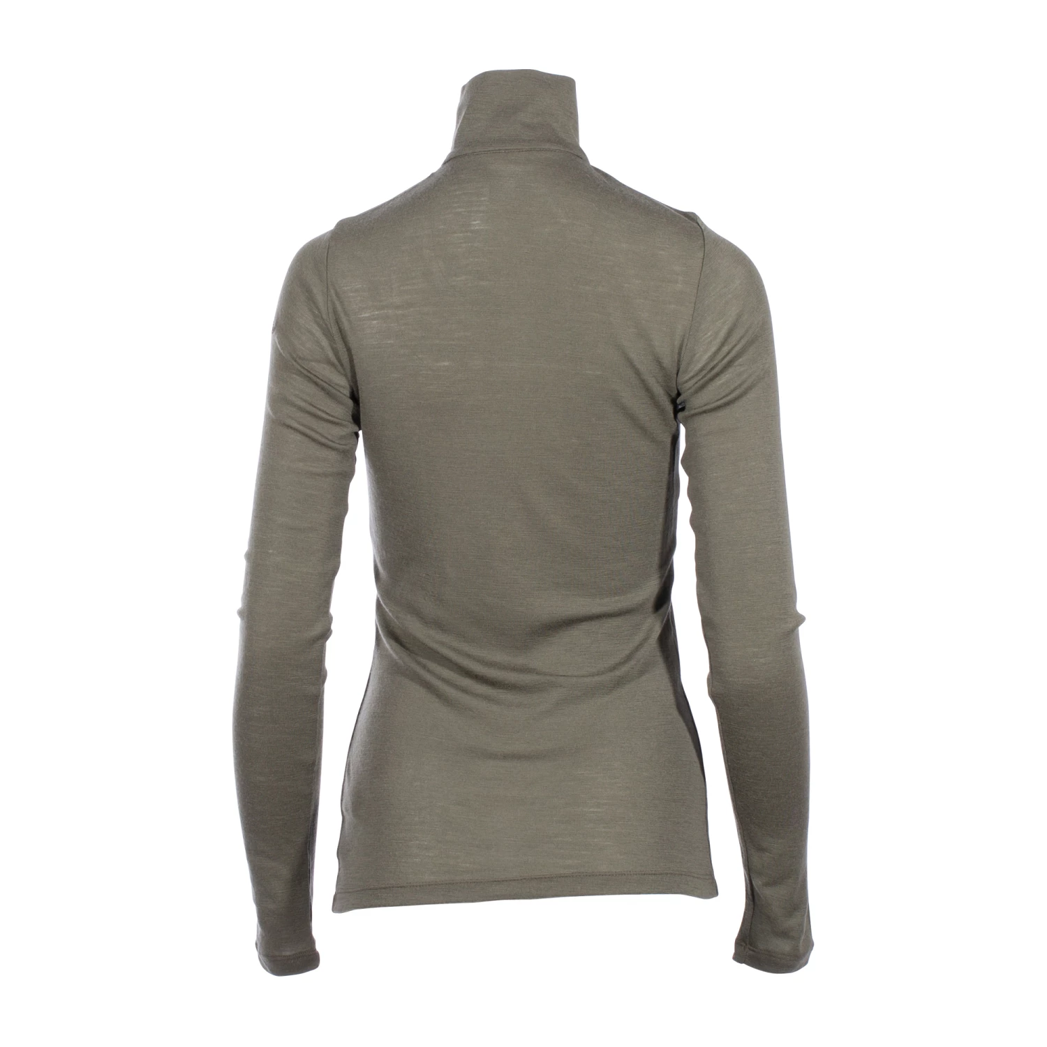 Icebreaker Langarmshirt Merino Everyday Half Zip Oliv Frauen – Bild 2