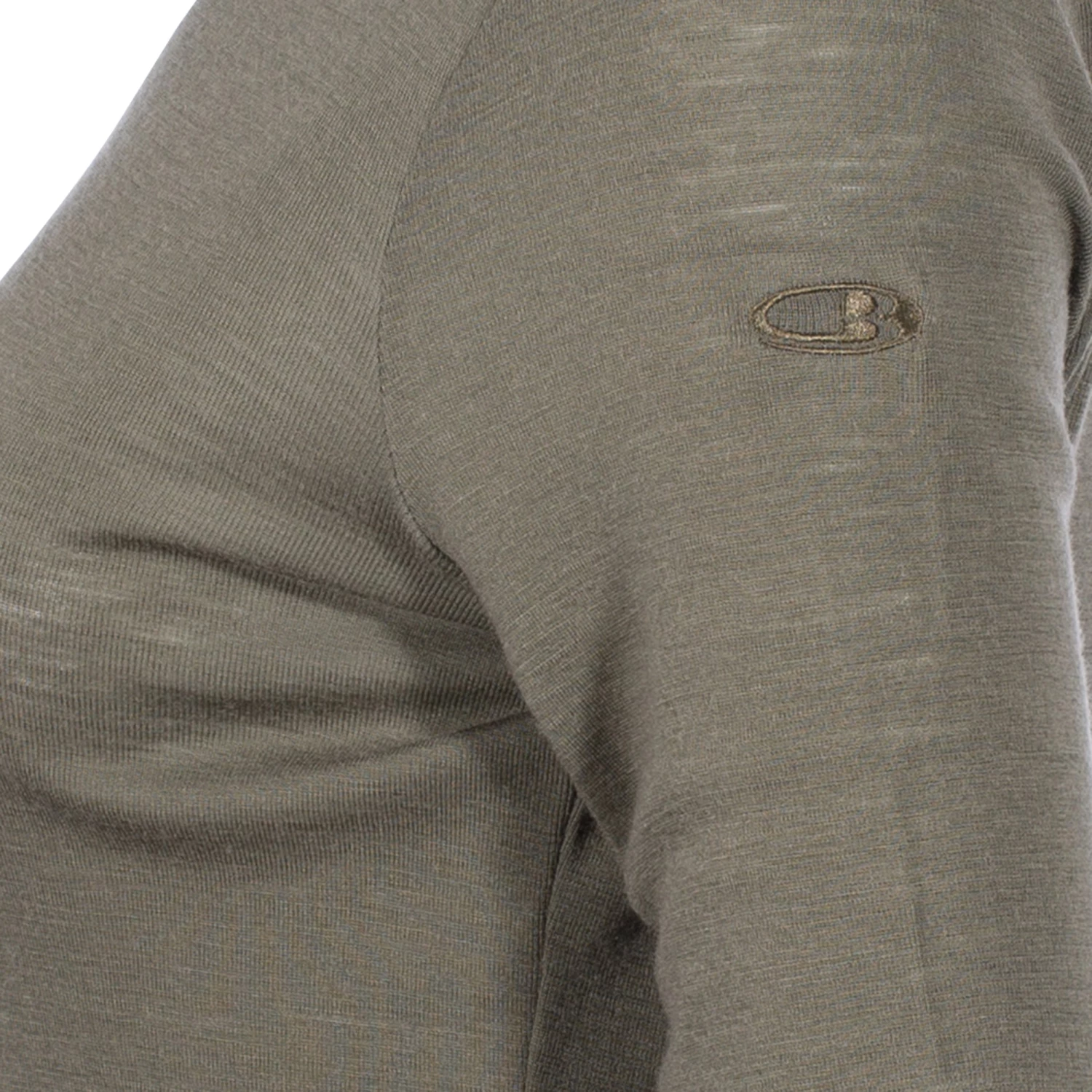 Icebreaker Langarmshirt Merino Everyday Half Zip Oliv Frauen – Bild 4