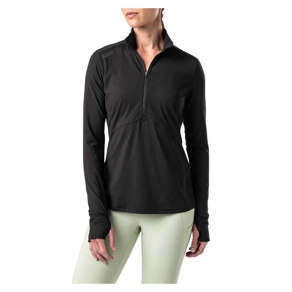 5.11 Pullover Catalyst 1/2 Zip Schwarz Frauen